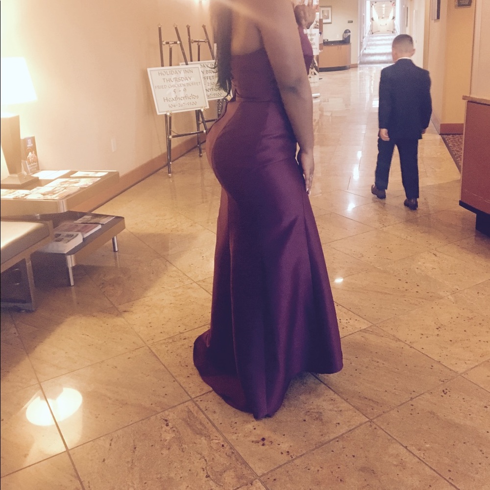 Strapless Bridesmaids Dress